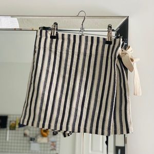 Urban Outfitters Striped Side Tie Skort